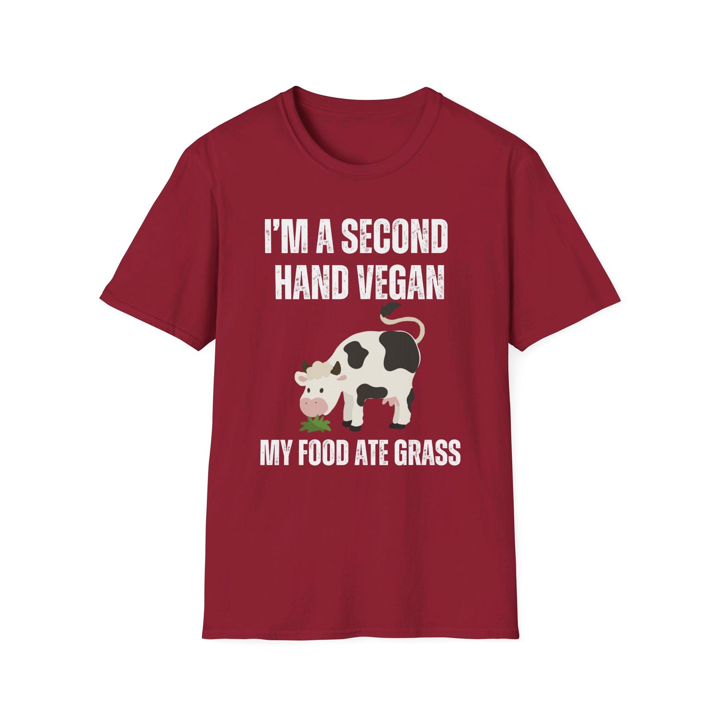 Carnivore Diet T Shirt for Meat Lover gifts for Him Meat Shirt for Carnivore gift for Meat Lover T Shirt I'm a Second Hand Vegan T-shirt