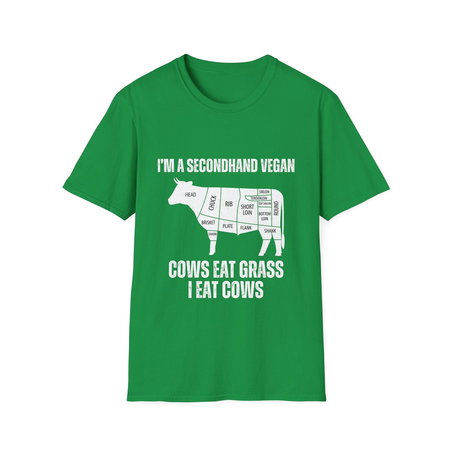 Funny Shirt for Meat Lover gift for Carnivore gift for Valentines Day gift for Him - Meat T-shirt - Funny T shirt for Her - Secondhand Vegan