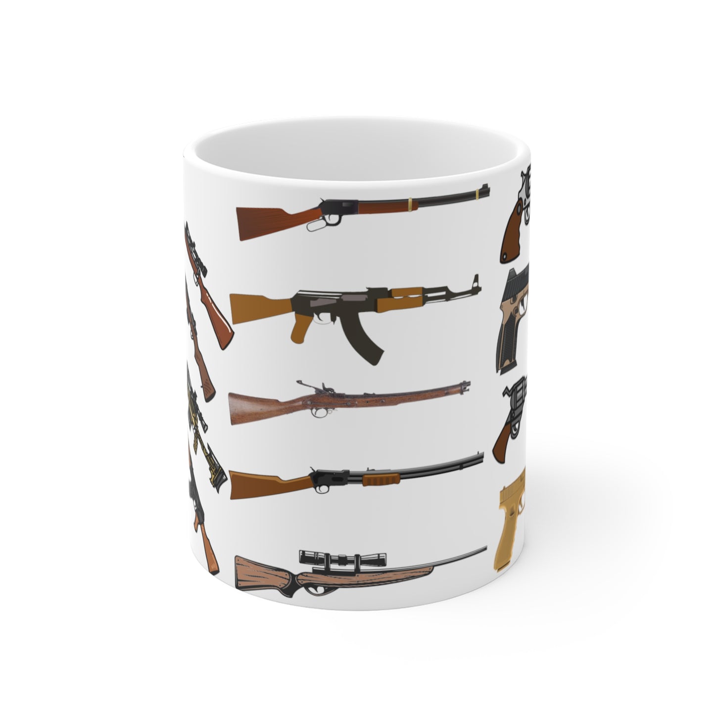 Gun Range Coffee Mug for Gun Lover gift for Gun Enthusiast Gift For Him - Rifle Mug - Pistol Mug - Republican Mug 11oz