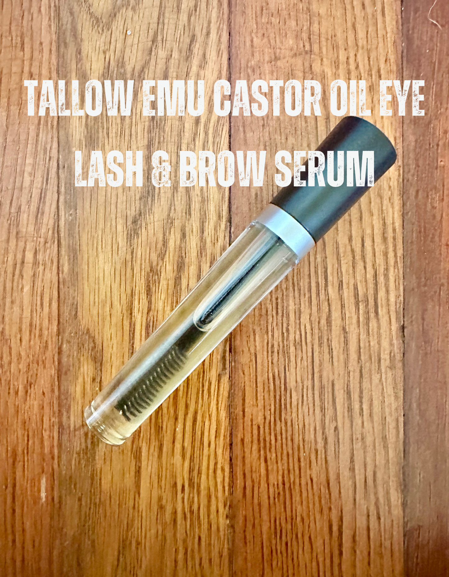 Eye Lash Serum for Eye Brow Serums for Hair Growth Tallow Emu Oil Castor Oil Lash Serum for All Natural Skincare Organic Eye Makeup for her