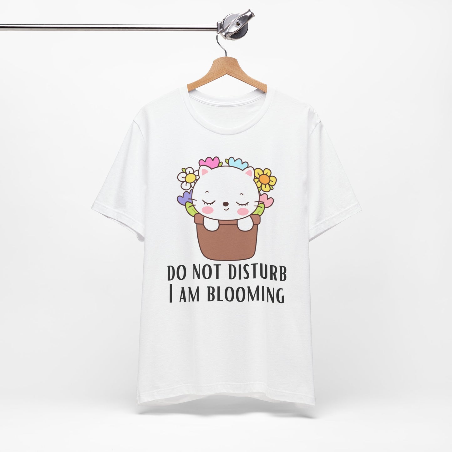 Funny Cat Shirt for Gardner gift Cats & Flower T-Shirt for Mother's Day gifts for Cat Mom T Shirts Do Not Disturb I am Blooming