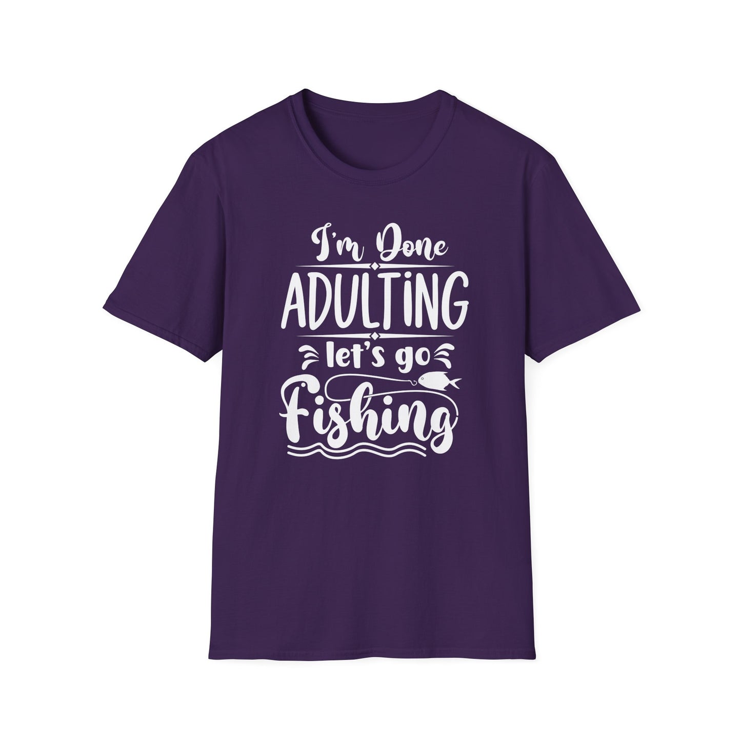 Fishing T Shirt for Hunting T Shirts for Hunter gift for Fishing Lover gifts for Christmas present for Hunting Shirt I'm Done Adulting I'm