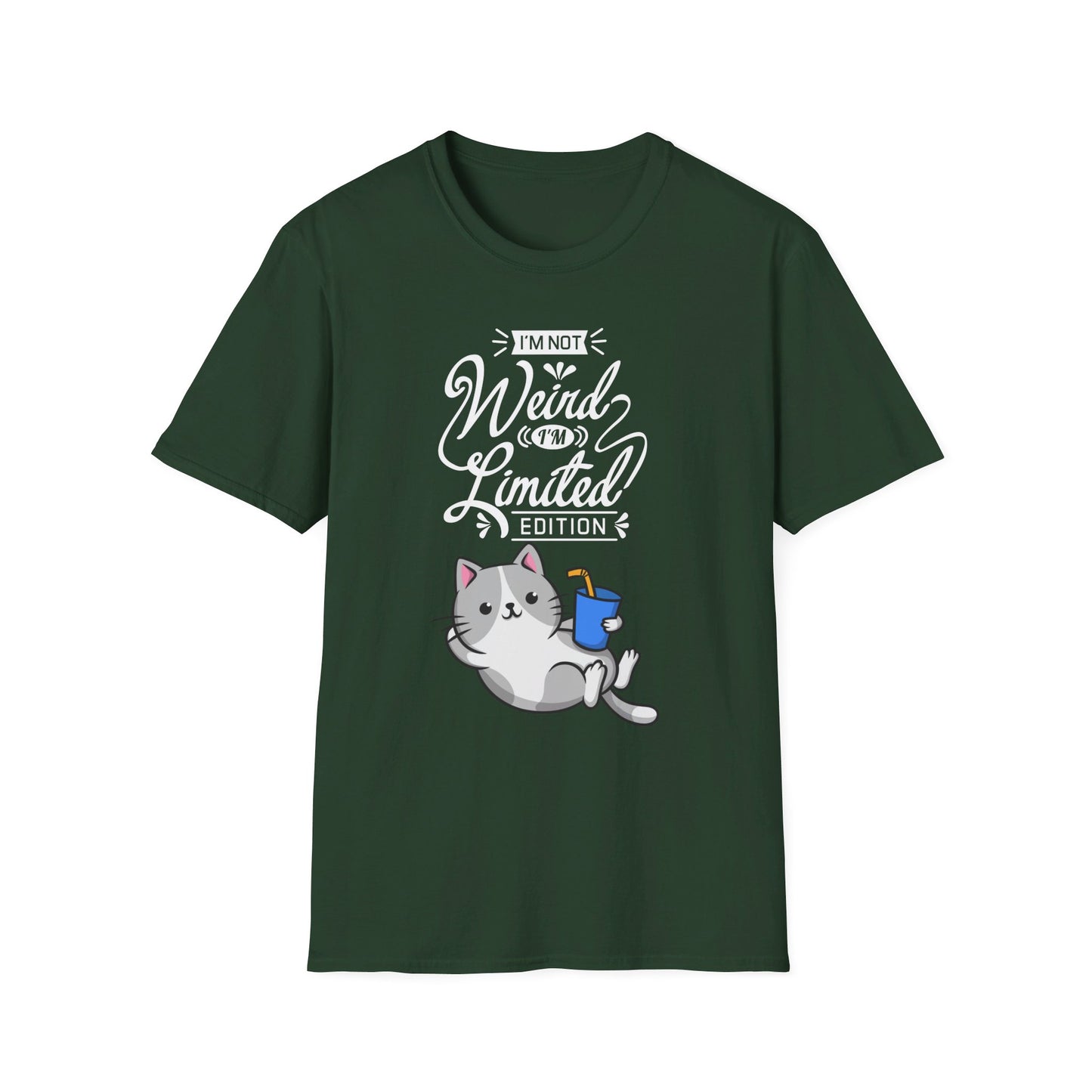 Funny Cat TShirt for cat Mom gifts for Cat Lover T Shirts for Kitty gifts for Womens Cat T-shirt I'm Not Weird I'm Limited Edition Shirts