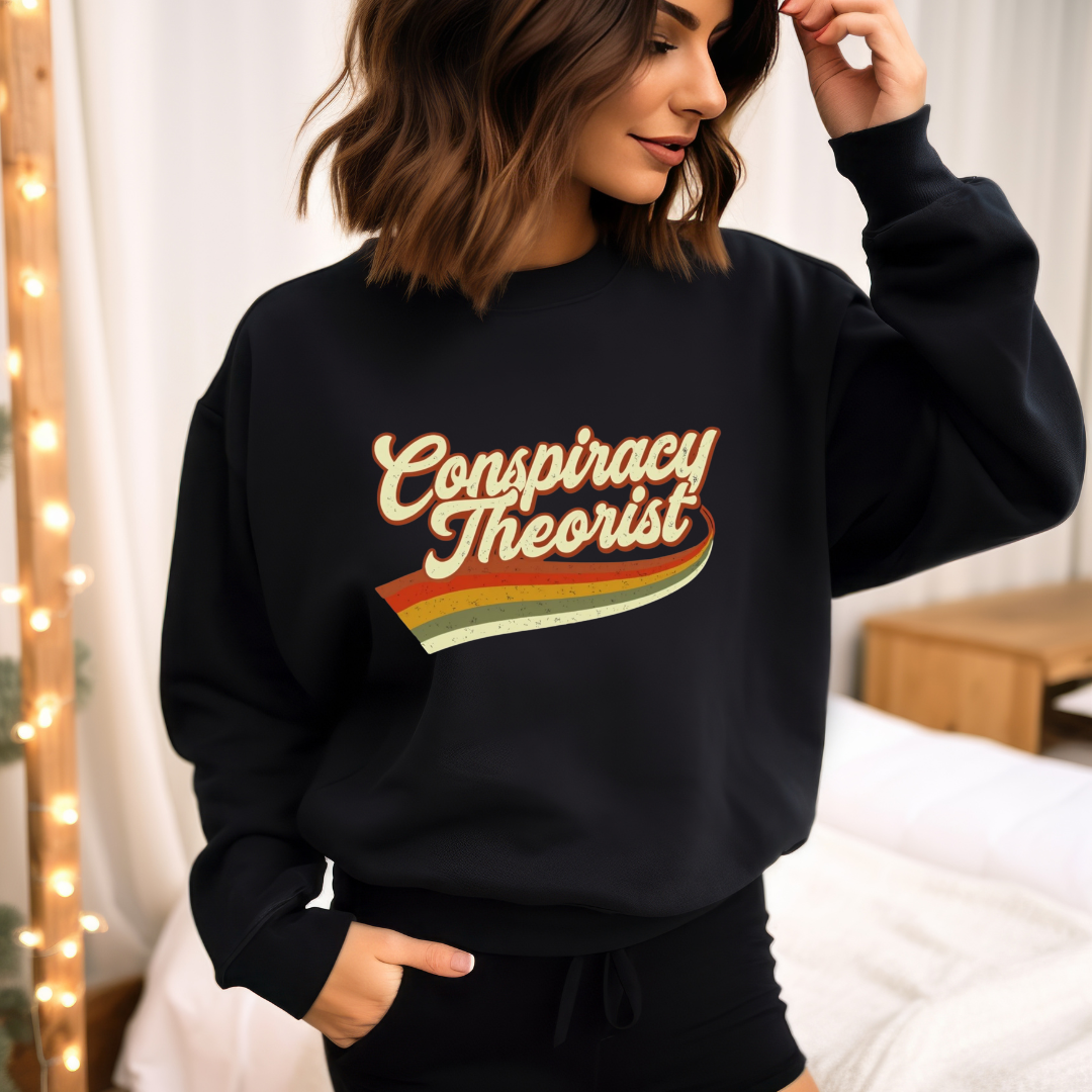 Conspiracy Theorist Sweater for Conspiracy Theory Tshirt for Christmas presents forConspiracy Theorists Sweatshirt for Winter Sweaters