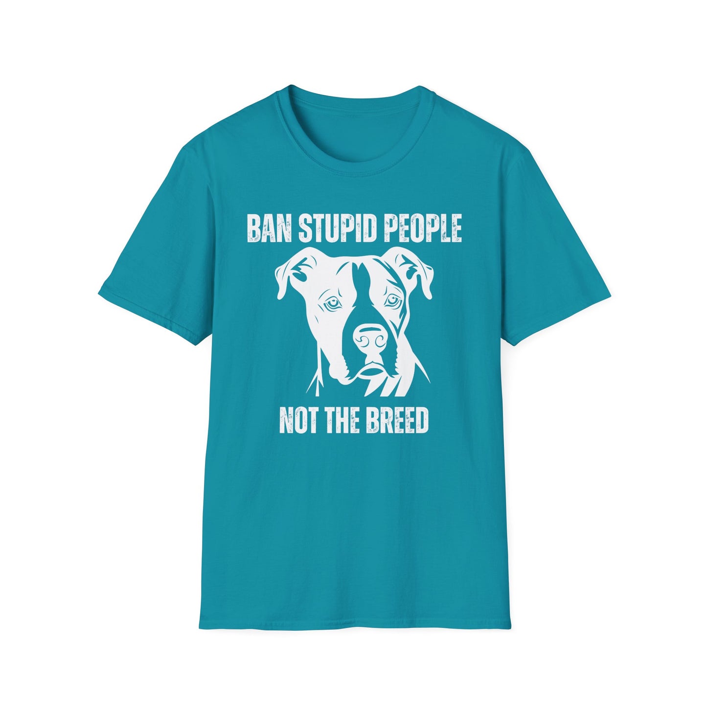 Pit Bull Lover TShirt for Pit Bull Mom gifts for Dog Lover gift for Pit Bull Awareness T-shirts Ban Stupid People Not The Breed Shirt
