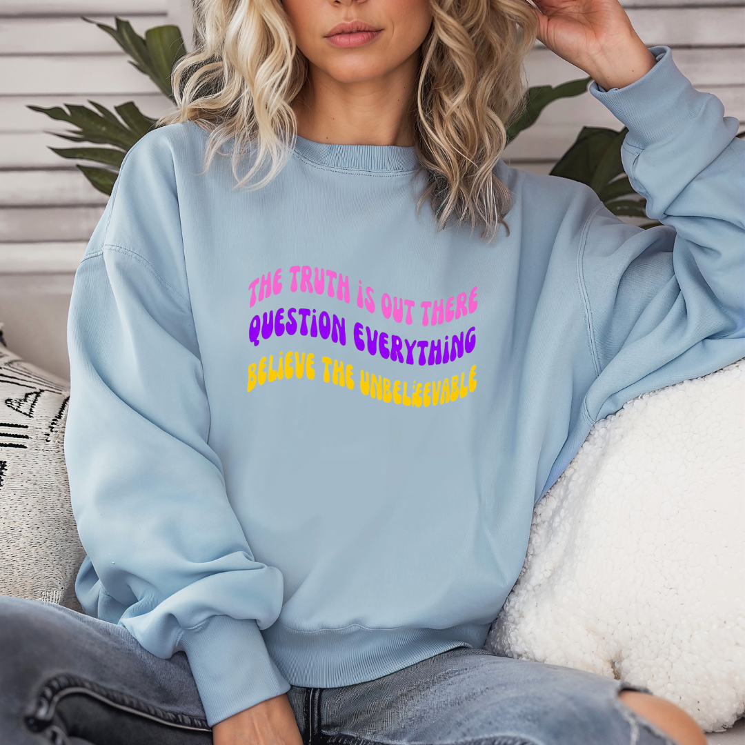 Conspiracy Theorist Shirt for Winter Sweatshirts for Christmas gifts for Conspiracy Theories Sweatshirts Funny Conspiracy Theory Shirt