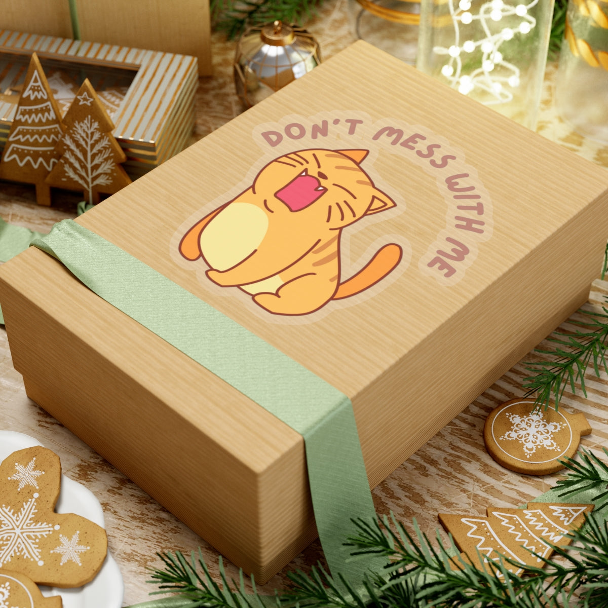Funny Cat Sticker for Cat Lovers gift for Cat Lover gifts for friend gift Cute Cat Stickers Kitty Sticker Cat Stickers for Laptop Sticker