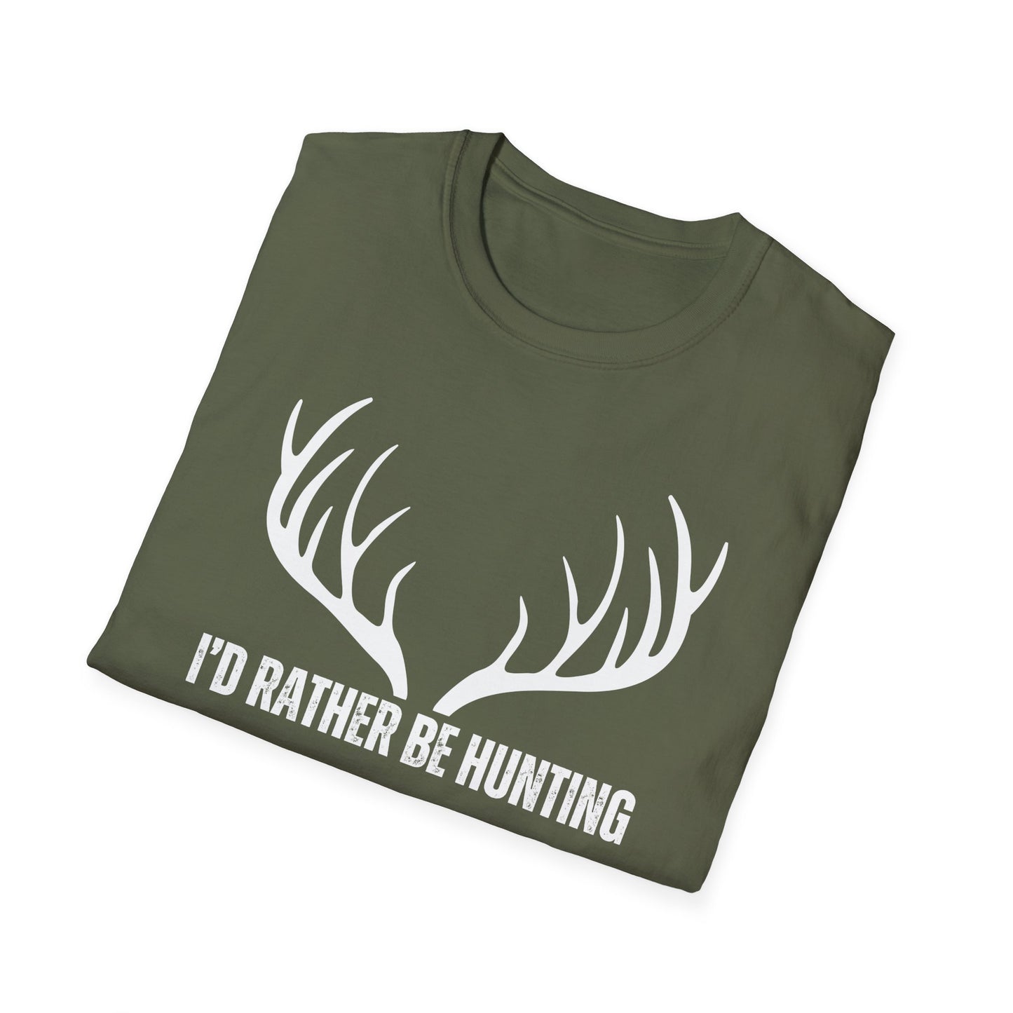 Deer Hunting T Shirts for Deer Season Shirt Hunter gifts for Men I'd Rather Be Hunting Shirt for Hunting gifts for Mens presents for Husband