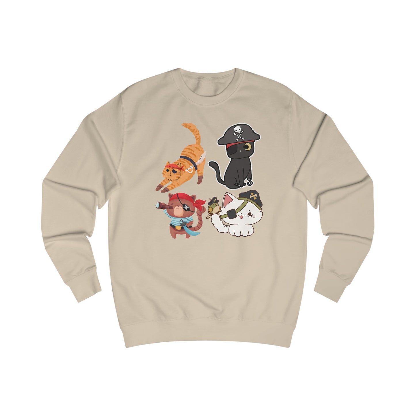 Halloween Sweatshirt for Halloween Cat Sweatshirt for Cat Lady gifts for Cat Lover gift for her Funny Kitty Sweater Pirate Cats Sweatshirts