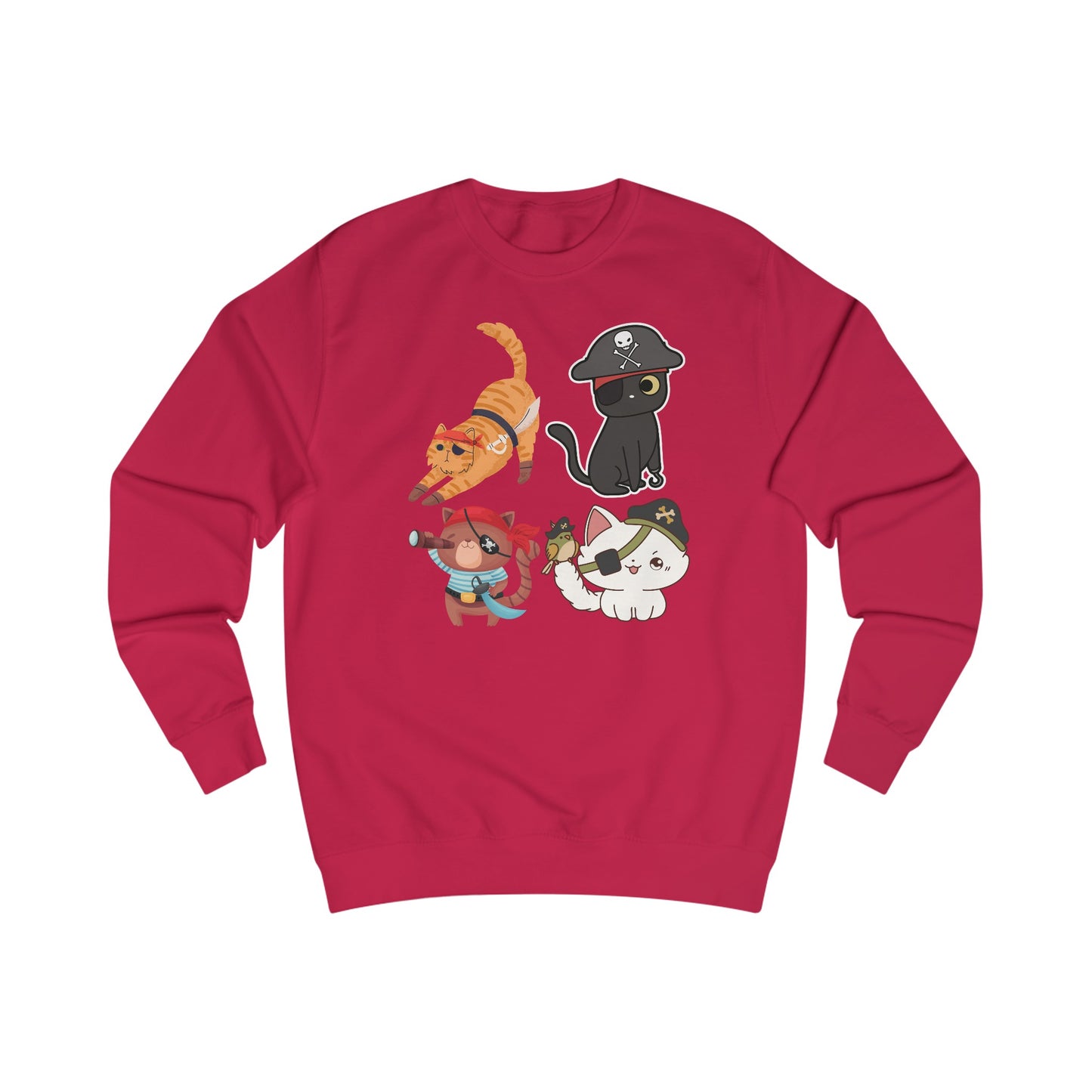 Halloween Sweatshirt for Halloween Cat Sweatshirt for Cat Lady gifts for Cat Lover gift for her Funny Kitty Sweater Pirate Cats Sweatshirts