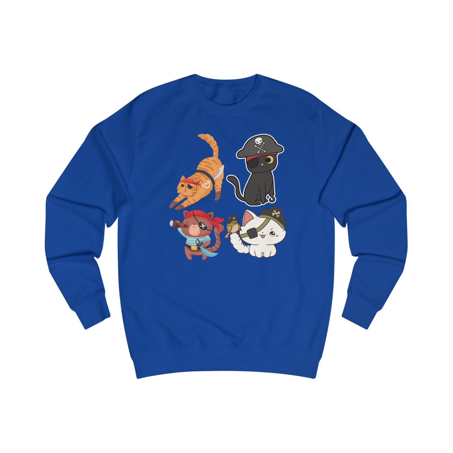 Halloween Sweatshirt for Halloween Cat Sweatshirt for Cat Lady gifts for Cat Lover gift for her Funny Kitty Sweater Pirate Cats Sweatshirts