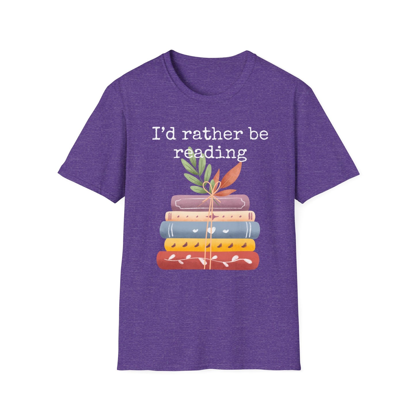 I'd Rather Be Reading T Shirt for Book Lover Tshirt for Reading Lover gift ideas for Christmas present for Bookworm Shirt for Nerd gifts