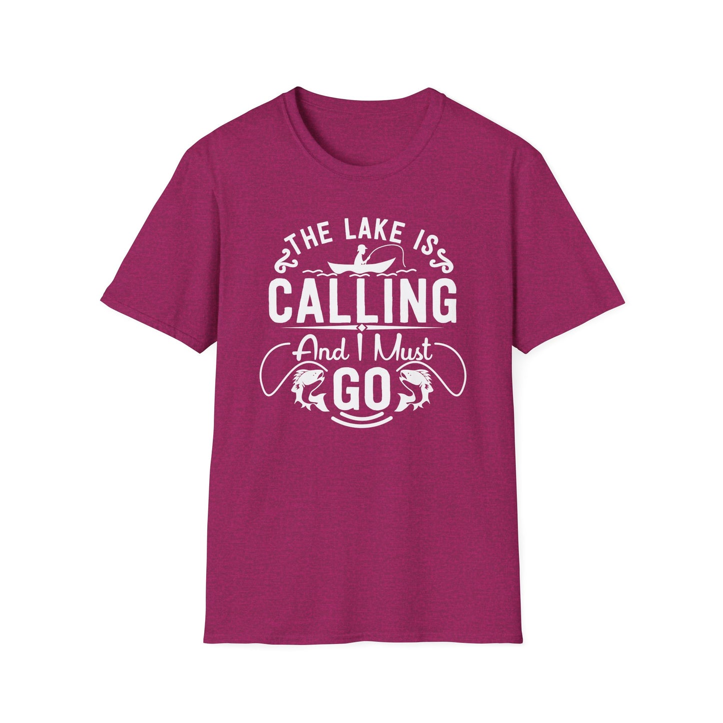 Fishing Shirt for Hunting gifts for Christmas present for Hunter gift Hunting T Shirt Fisher T-shirts for Fishing gifts The Lake is Calling