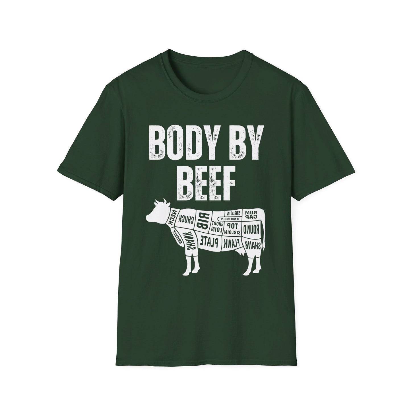 Carnivore Shirt BODY BY BEEF T Shirts Funny Meat Shirt for Carnivore Diet gift for Beef Lover T-shirt BBQ gift for Grilling T-shirts