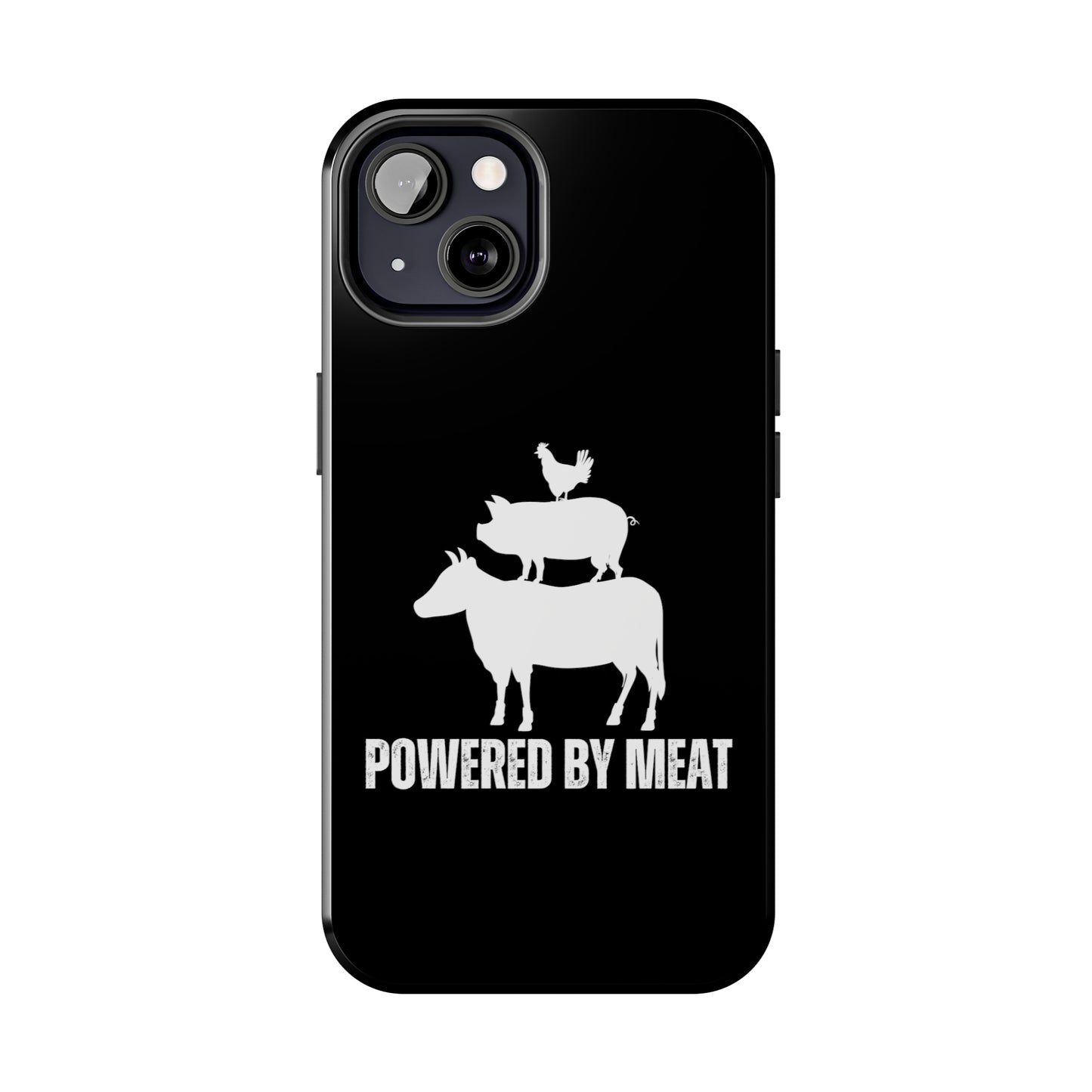 Carnivore Phone Case Powered By Meat Funny Phone case for Carnivore gift for Lion Lover gift for him or her