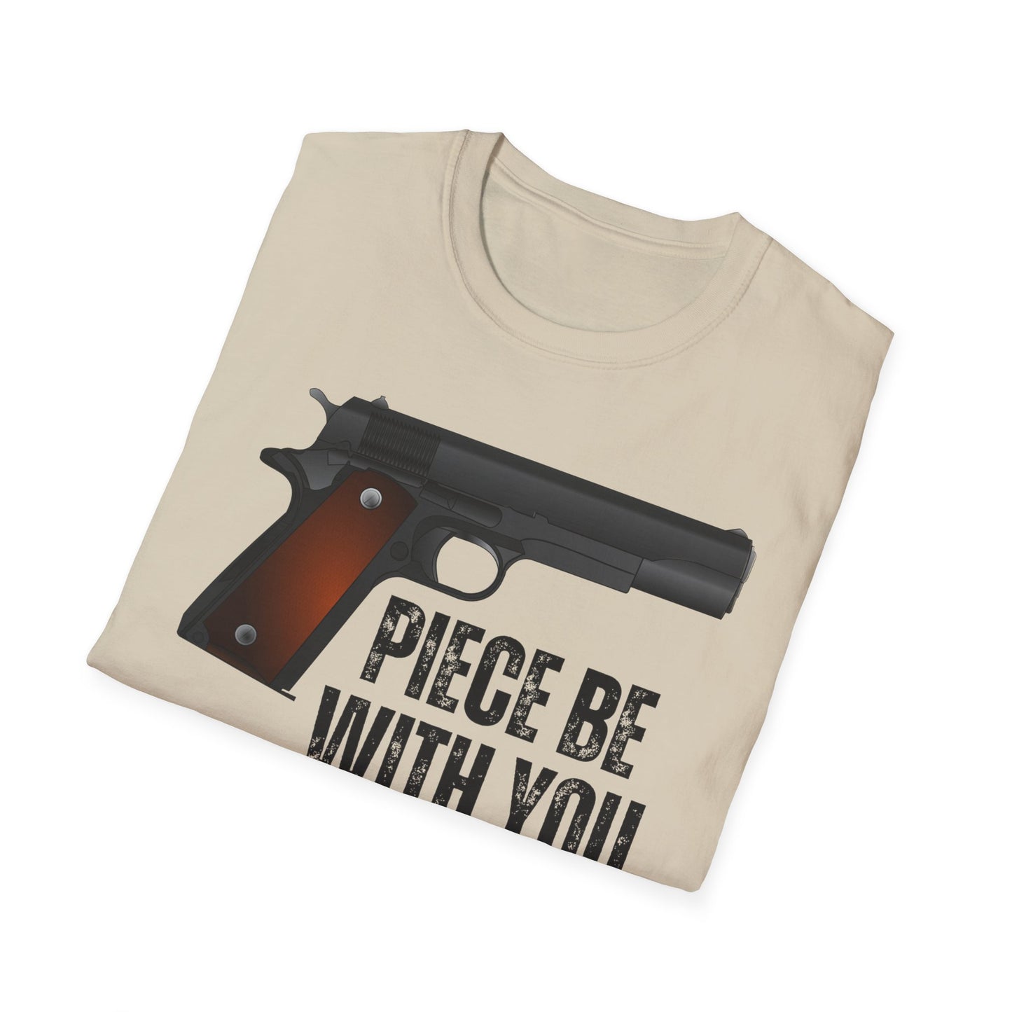 Piece Be With You T-shirts Pistol T Shirt - Funny Shirt for Gun Enthusiast gift for Gun Lover gift for Pro Gun T-shirt for Him - Gifts for Dad - Gift for Him