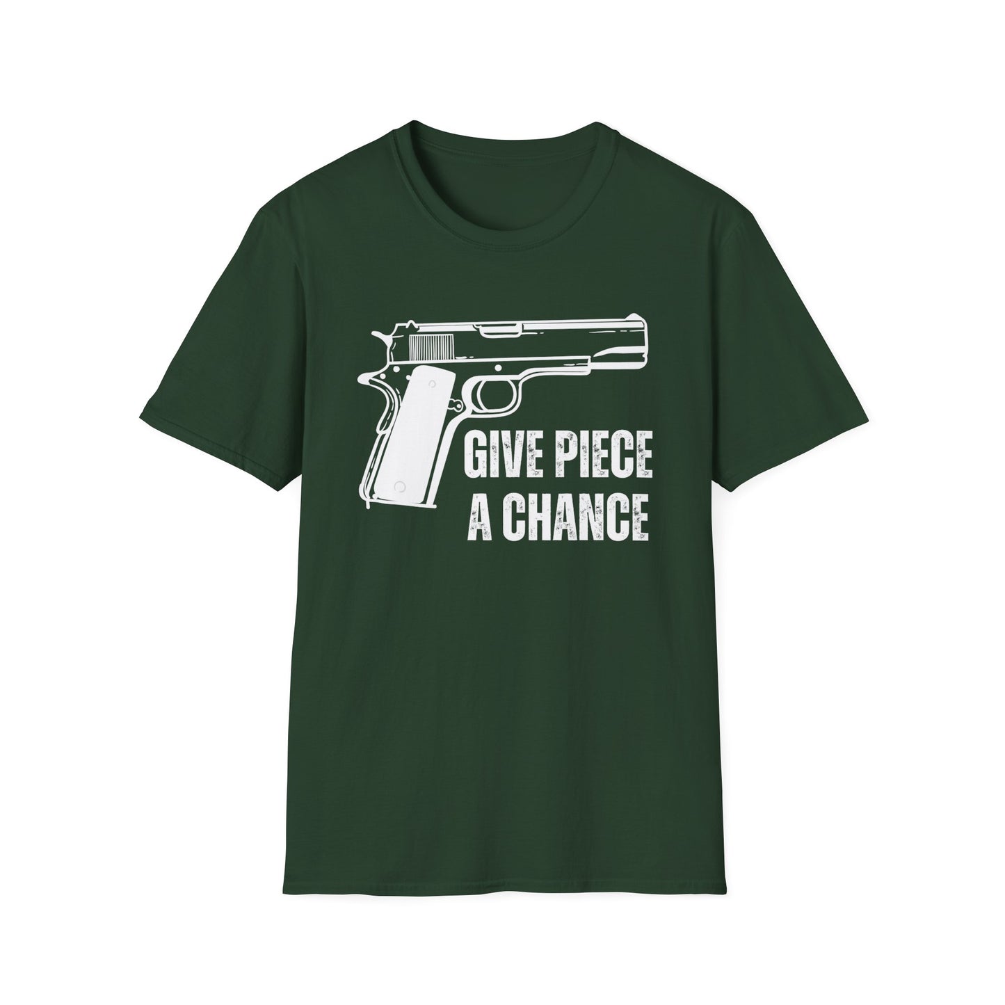 Gun Shirt for 1911 pistol gift for Gun Lover gift for 2nd Amendment T-shirt for Dad gifts for Him - Give Piece A Chance - Funny Shirts
