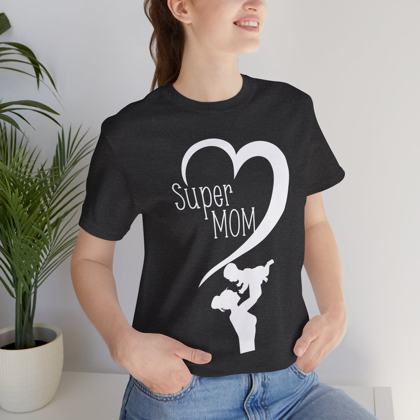 Super Mom T Shirt Cute Moms T-shirts for Mom gifts for Mothers Day gift for Her Cute Momma Shirts Mommy T Shirts Mom and Child