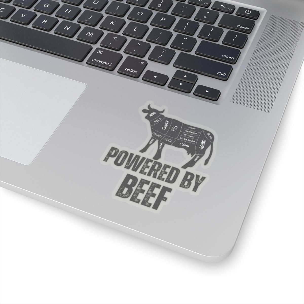 Powered by Beef Lover sticker for Meat Lovers gifts Carnivore Diet sticker for Grilling gift for BBQ Barbecue Steak Lover gift