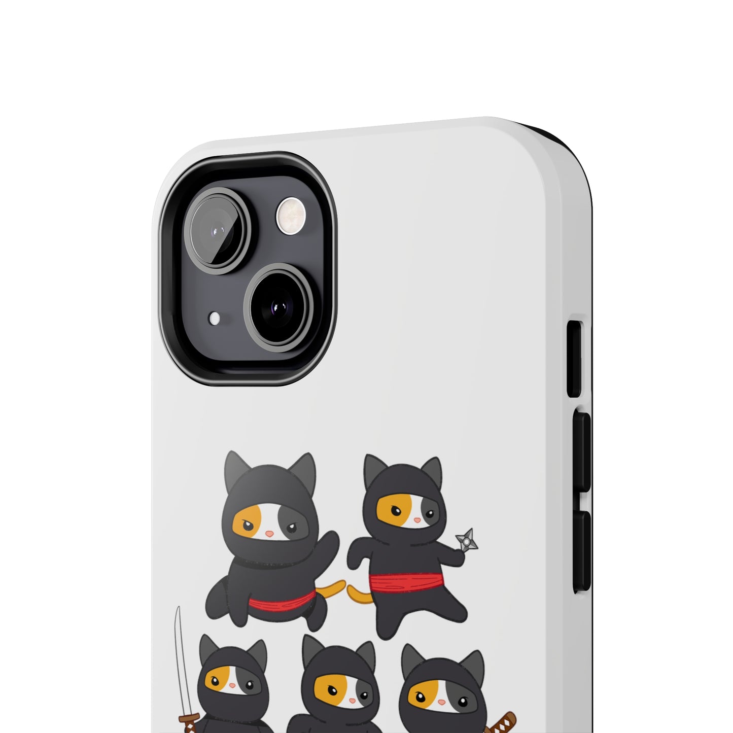 Funny Cat iPhone case for Cat Lover gift for Cat Mom gift Funny Cat Phone Case NINJA CATS Case