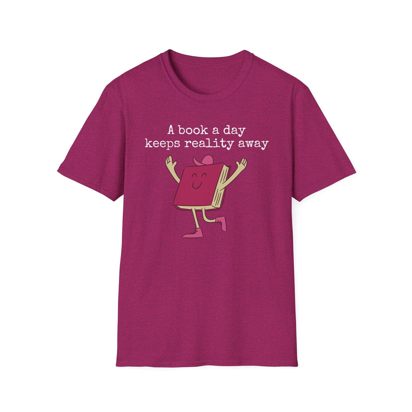 Bookish T Shirt for Reading Lover gift for Book Lover Tshirt Reading Shirt for BookWorm gifts for her A Book A Day Keeps Reality Away Tee