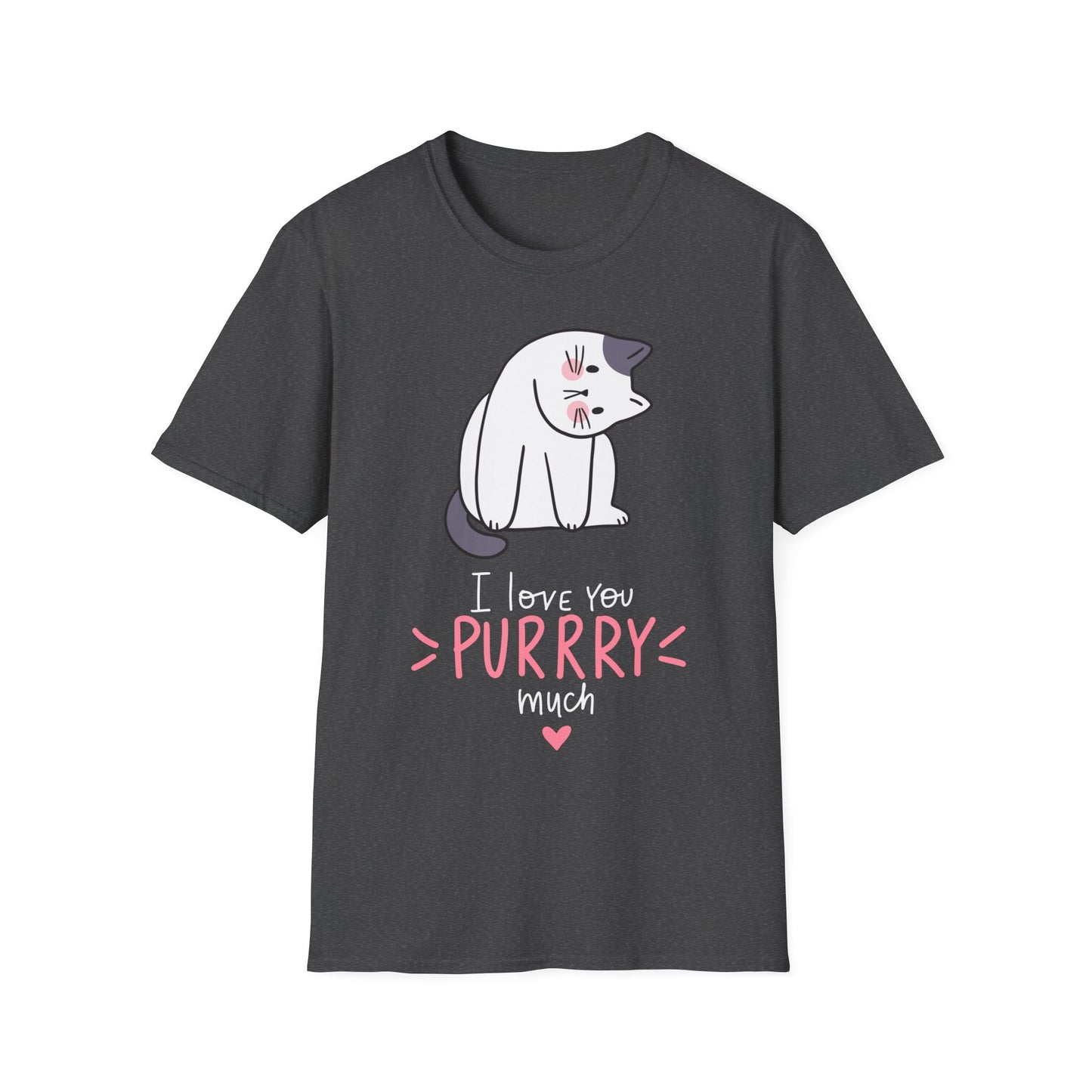 Cute Cat T-Shirt for Cat Lady gifts for Cat Mom Funny Cats Shirt for Cat Lover gift I Love You Purry Much T Shirt
