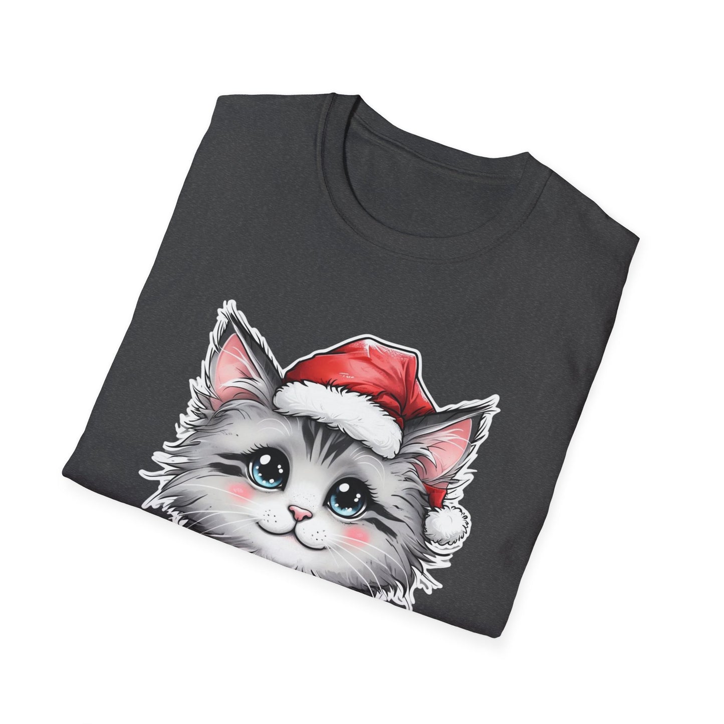 Kitten Christmas Tee Shirt First Time Cat Owner TShirt for Kitty T-shirts for Cat Moms present for Christmas Kitty T-shirt for Cat Owner Tee