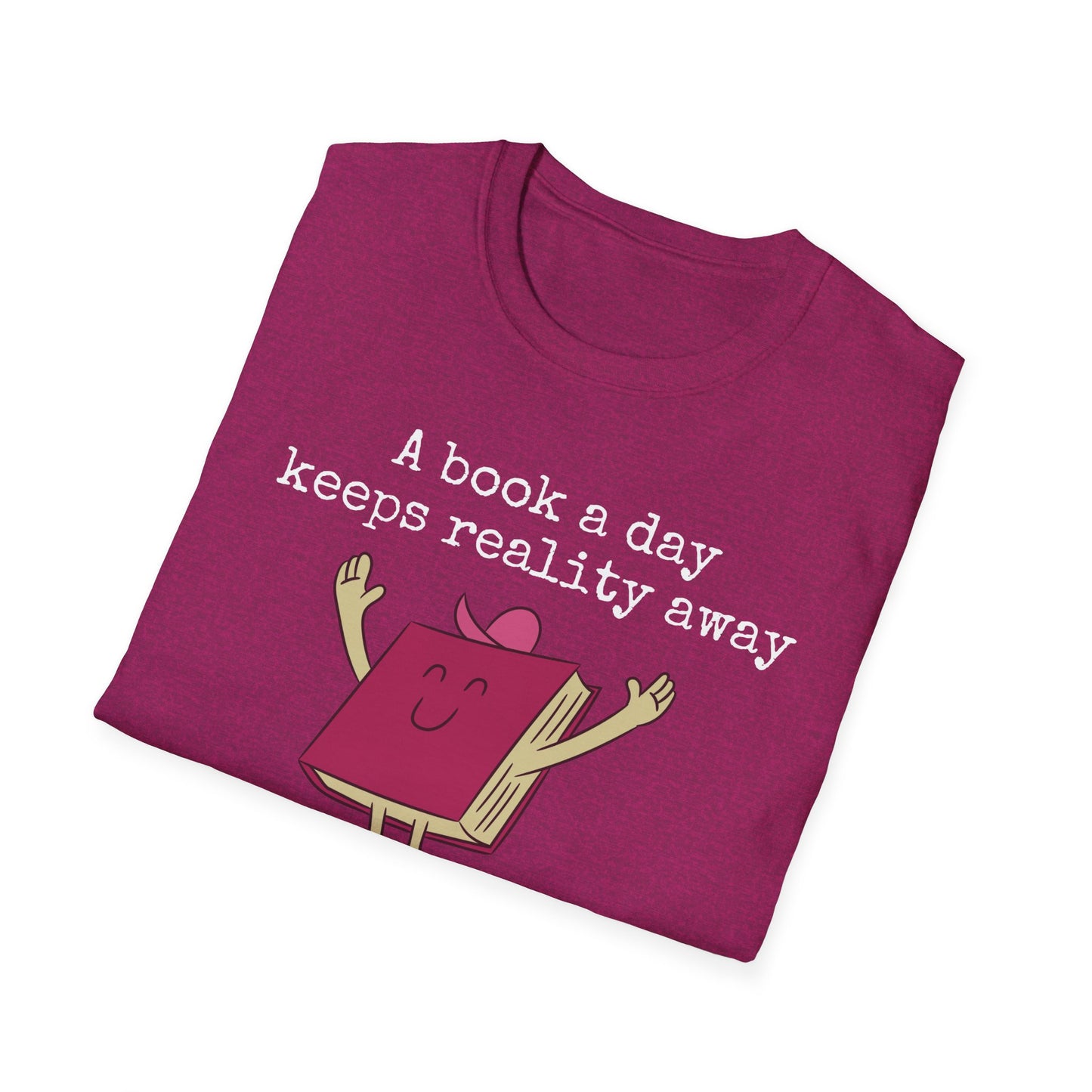 Bookish T Shirt for Reading Lover gift for Book Lover Tshirt Reading Shirt for BookWorm gifts for her A Book A Day Keeps Reality Away Tee
