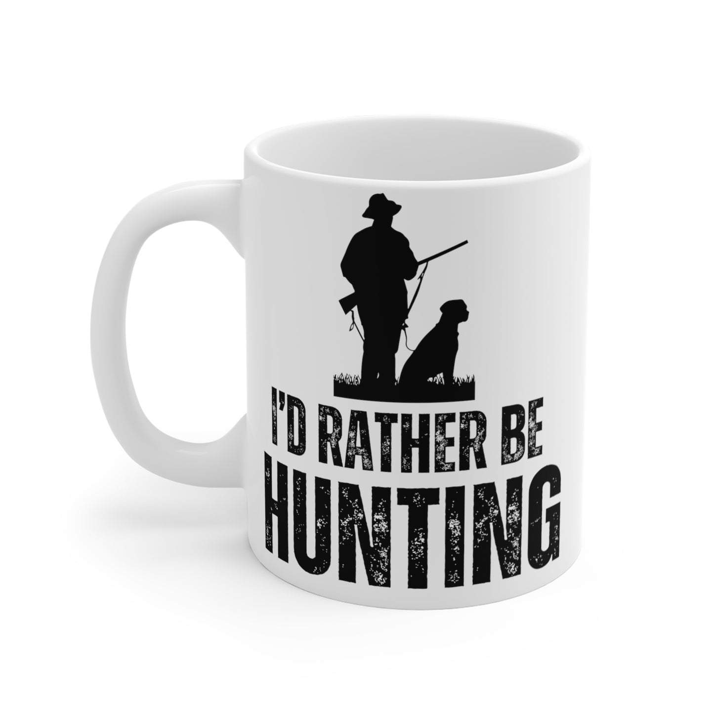 I'd Rather Be Hunting Mugs Hunting Lover Mug for Hunter gifts for Him Funny Hunting Dog Mugs for Outdoors Men Hunting Coffee Mug 11oz