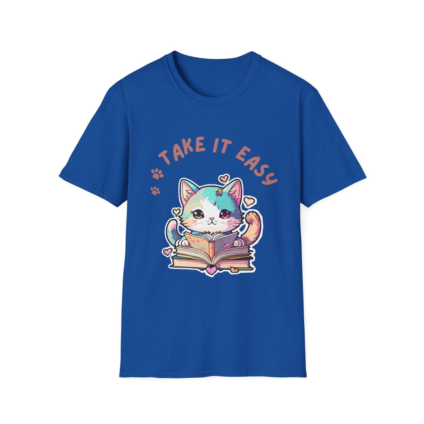 Cute Kitty Shirt Kitten Love T-shirt Cute Kitty Cat T Shirt for Cat Lover gift for Her Kitten T-Shirt Take It Easy Shirt