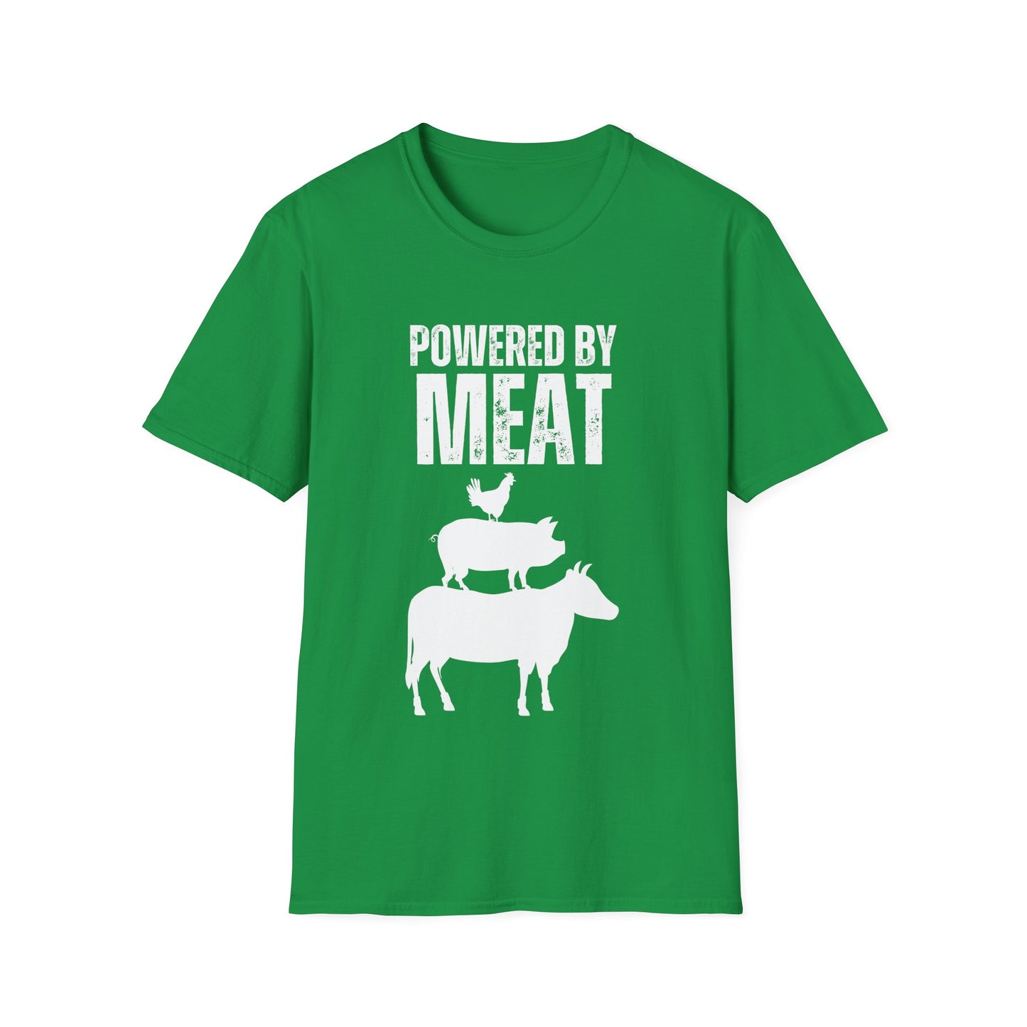 Funny Meat Lover T-shirt for Meat Lovers Gift for Carnivore Diet T Shirt Keto Shirt POWERED by MEAT