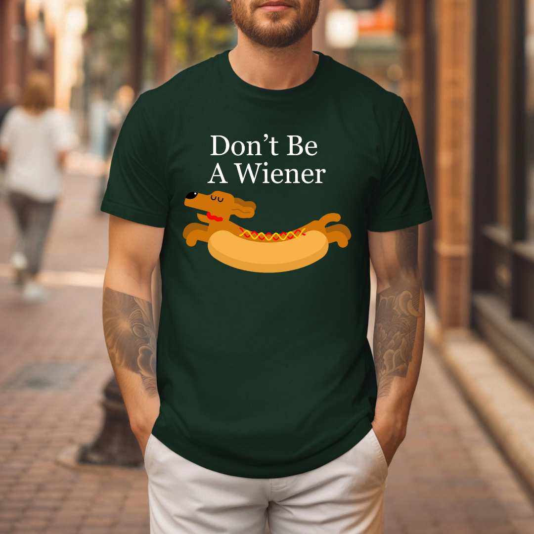 Weiner Dog Pun Shirt Dachshund Joke T Shirts for Dog Dad gifts for Men present for Christmas Funny Dog T-shirt Funny Weiner Dog Saying