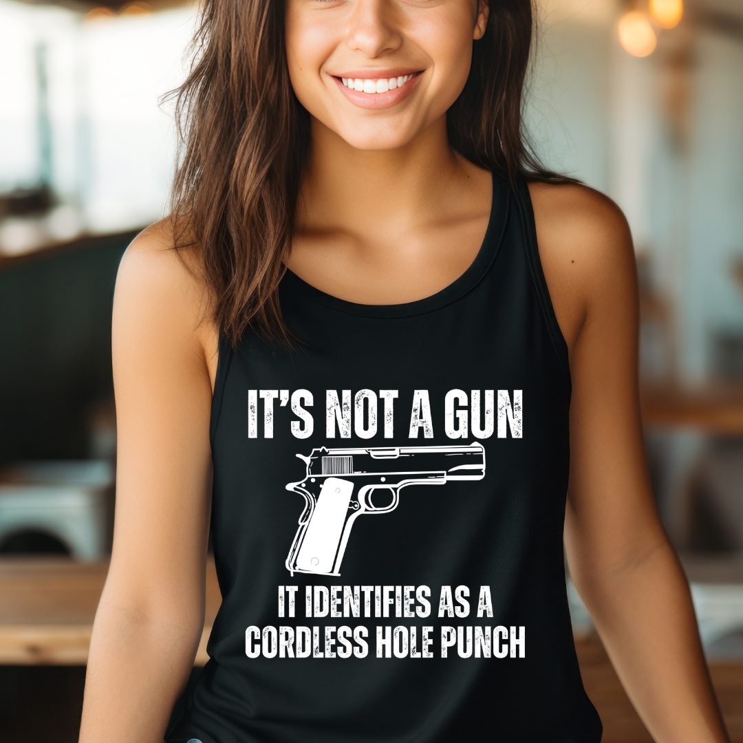 Funny Gun Tank Top for 2nd Amendment Supporter gift for Gun Lover gifts Pistol Tank Tops for Pro Gun Tank Tops Funny Gun Puns for Him gifts