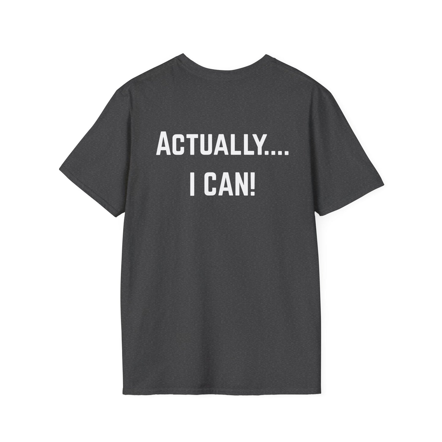 Positive Workout Tee Actually I Can T-shirt Fitness Motivation Gym Clothes for Fitness Lover gift Inspirational Gym Shirt Activewear Top