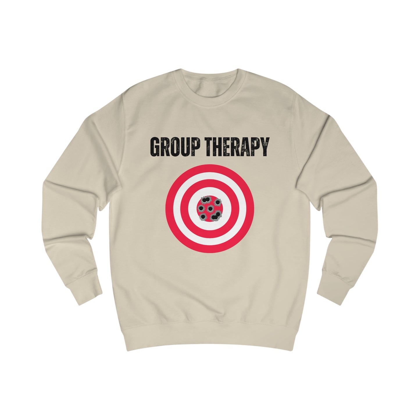 Funny SweatShirt - Group Therapy Shooting - Guns Sweatshirt for Pro Gun lover gift for him - Gun Pullover Sweater for Gun Lover