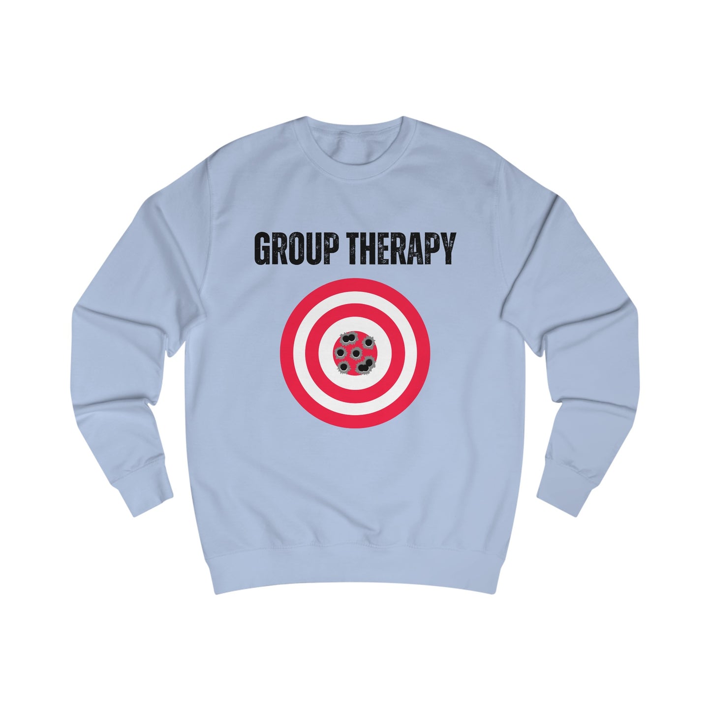 Funny SweatShirt - Group Therapy Shooting - Guns Sweatshirt for Pro Gun lover gift for him - Gun Pullover Sweater for Gun Lover
