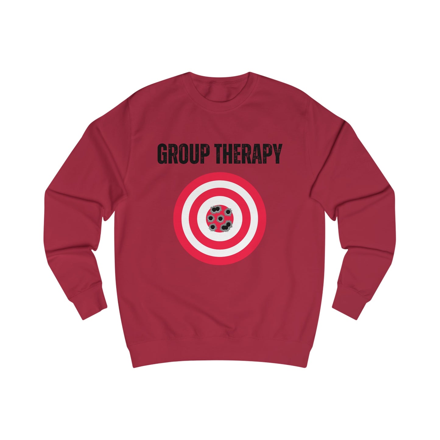 Funny SweatShirt - Group Therapy Shooting - Guns Sweatshirt for Pro Gun lover gift for him - Gun Pullover Sweater for Gun Lover