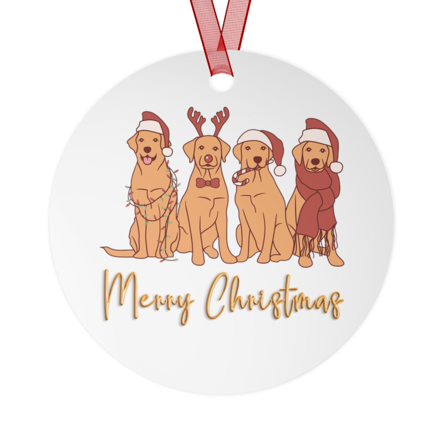 Golden Retriever Ornament for Christmas Dog Ornaments for Golden retriever gift for Dog Mom gifts for Christmas Dog presents for Her