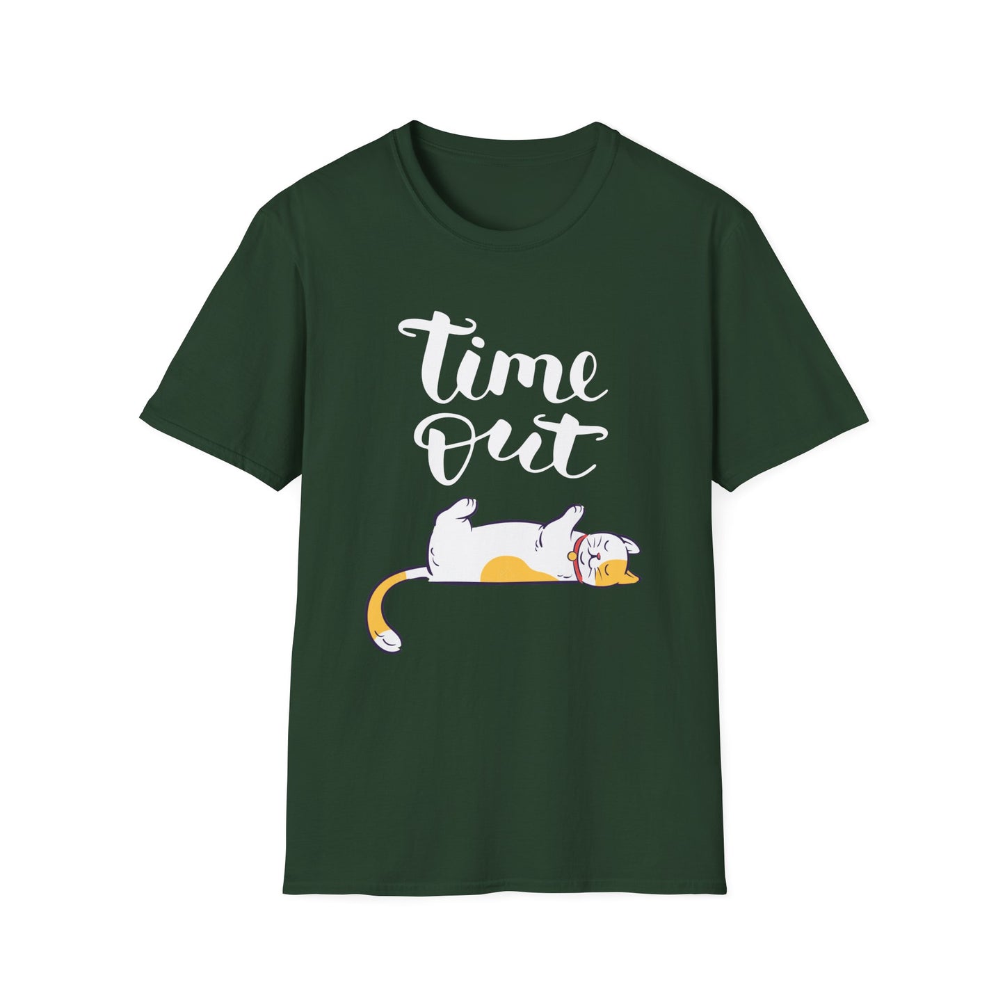 Time Out T-Shirt for Cat Lover gift for Cat Mom T-Shirt Funny Cat T Shirt for Funny gifts for Him I Need a Break Tired Cat Sleeping