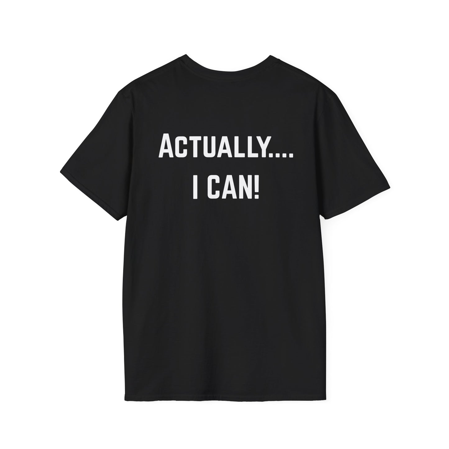 Positive Workout Tee Actually I Can T-shirt Fitness Motivation Gym Clothes for Fitness Lover gift Inspirational Gym Shirt Activewear Top