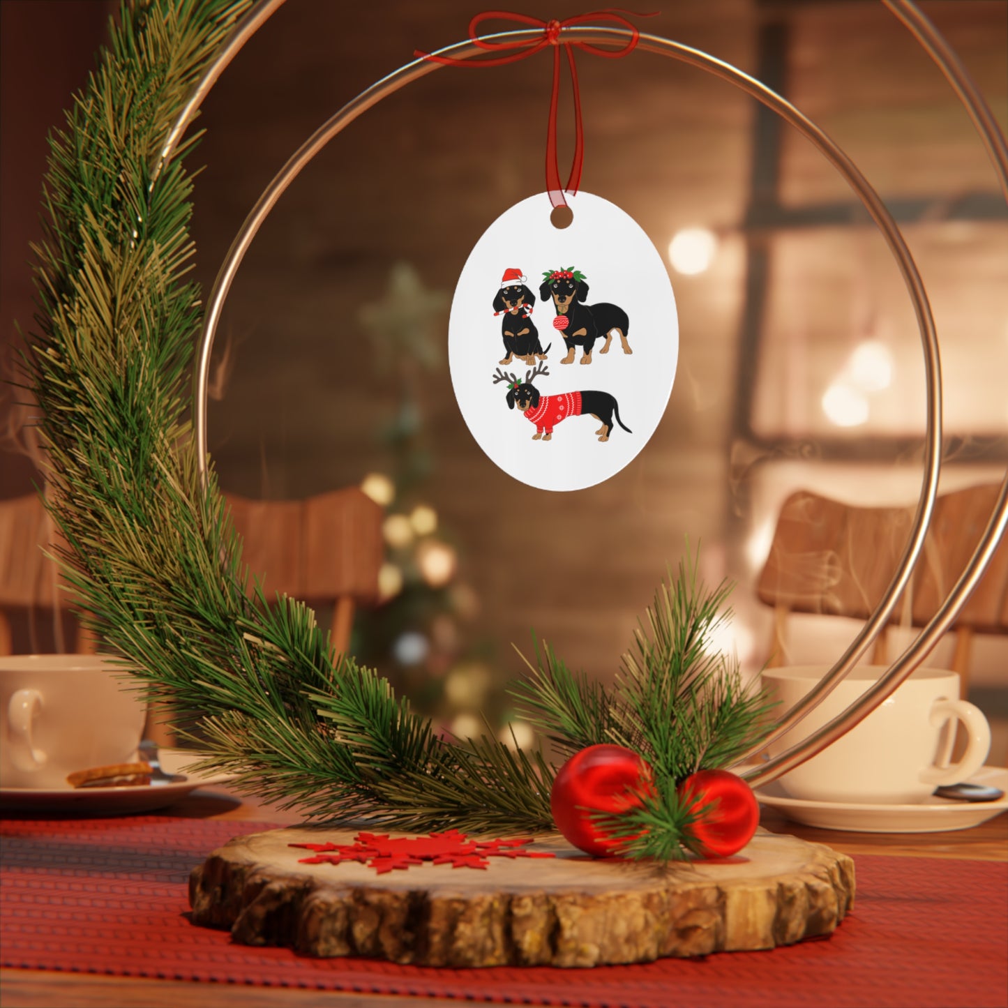 Weiner Dog Ornaments for Dachshund Dog Ornaments for Christmas Tree Ornament Dachshund Ornament for Funny Weiner Dog gifts for Her