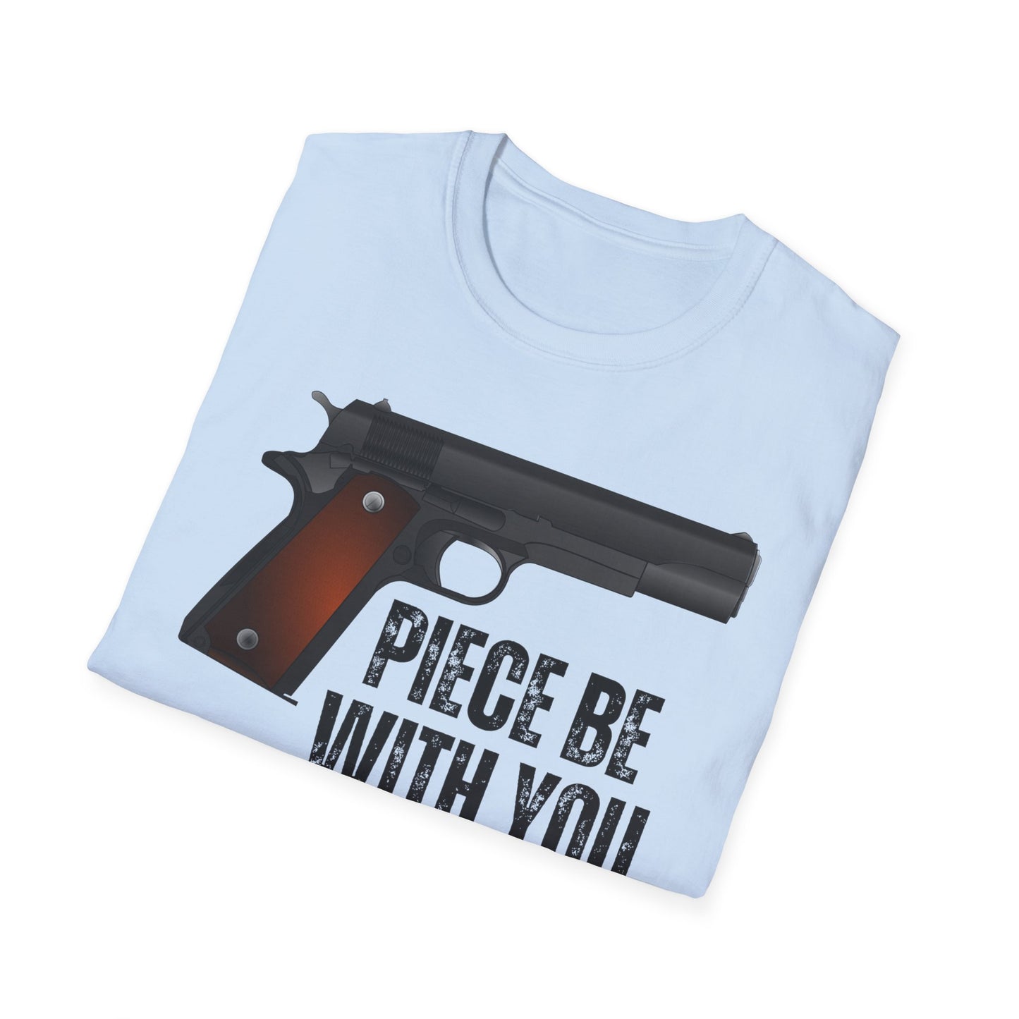 Piece Be With You T-shirts Pistol T Shirt - Funny Shirt for Gun Enthusiast gift for Gun Lover gift for Pro Gun T-shirt for Him - Gifts for Dad - Gift for Him