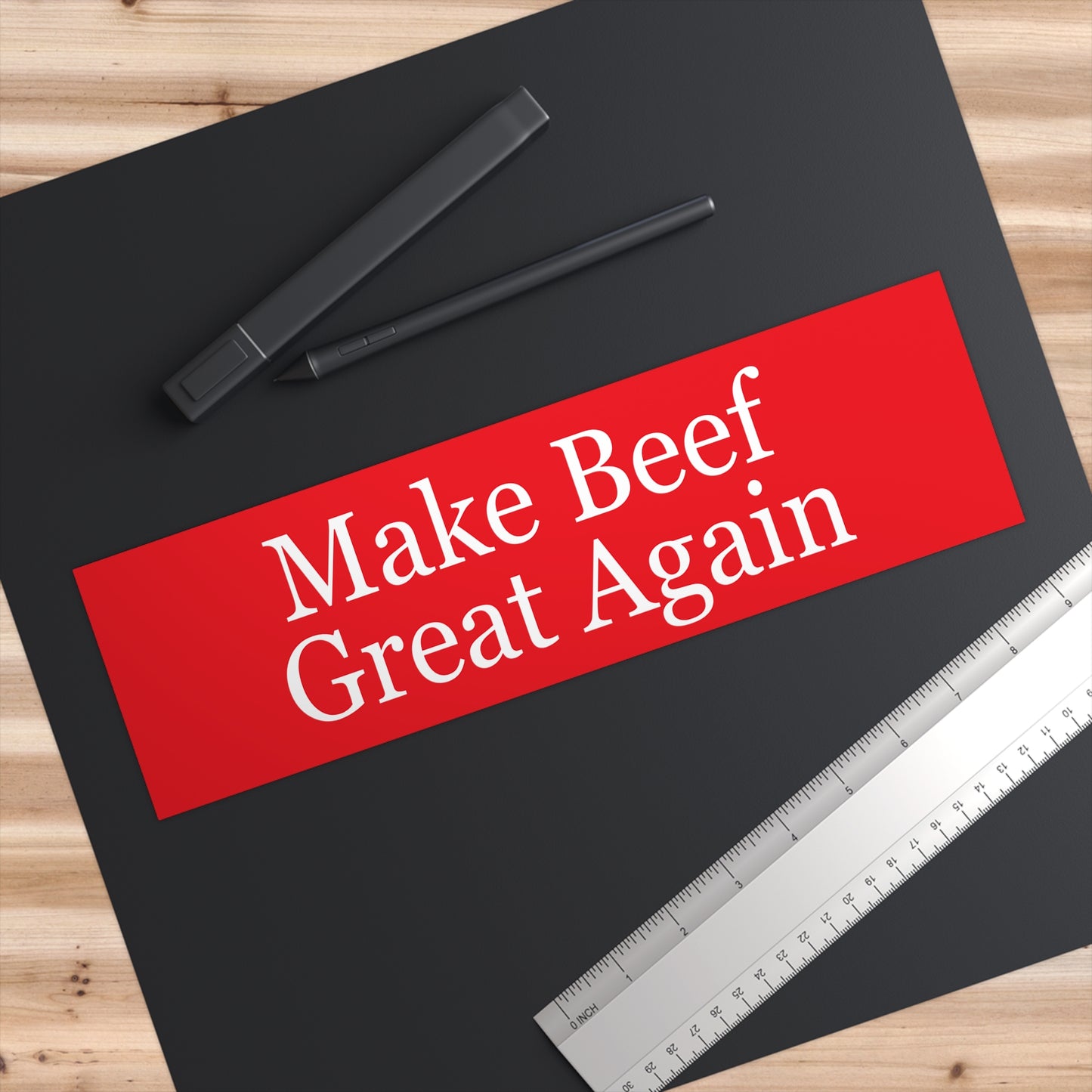 Make Beef Great Again Bumper Sticker for Carnivore Stickers for 2024 Election Stickers for Car Stickers for Election gifts for Meat Lover