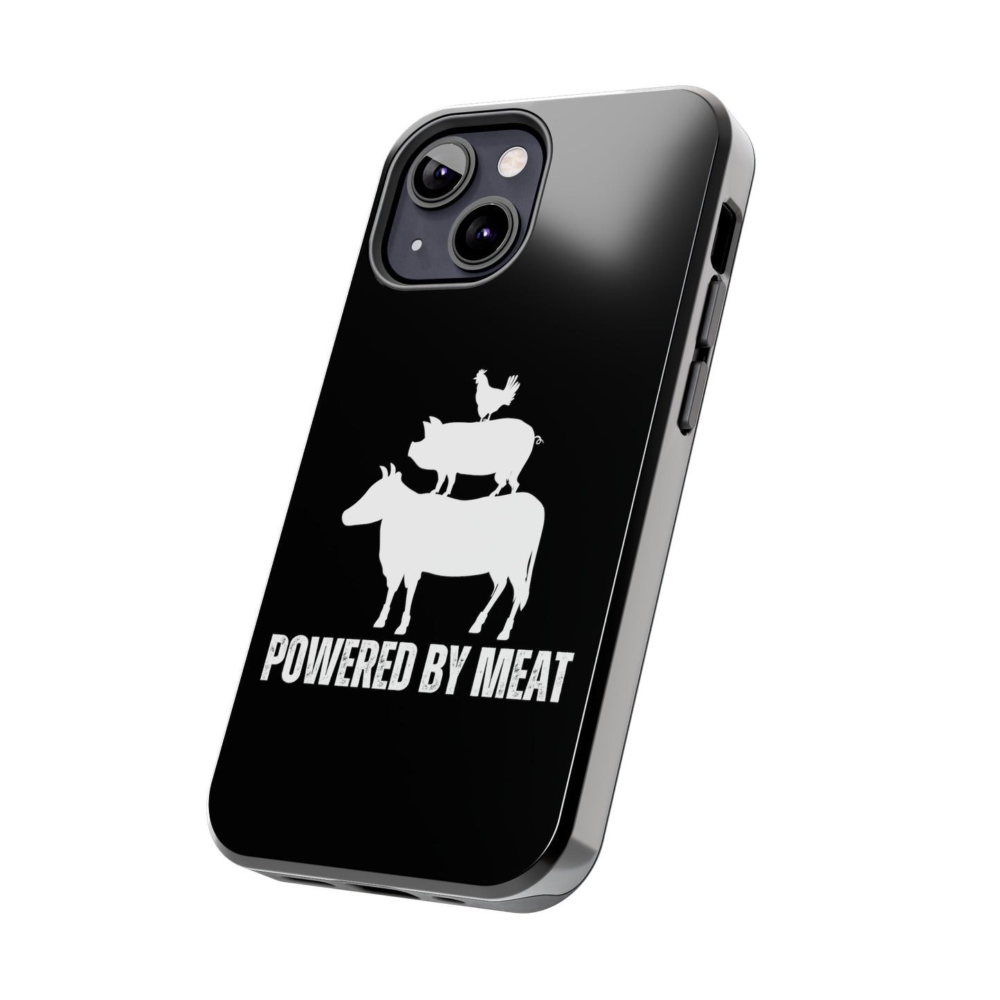 Carnivore Phone Case Powered By Meat Funny Phone case for Carnivore gift for Lion Lover gift for him or her