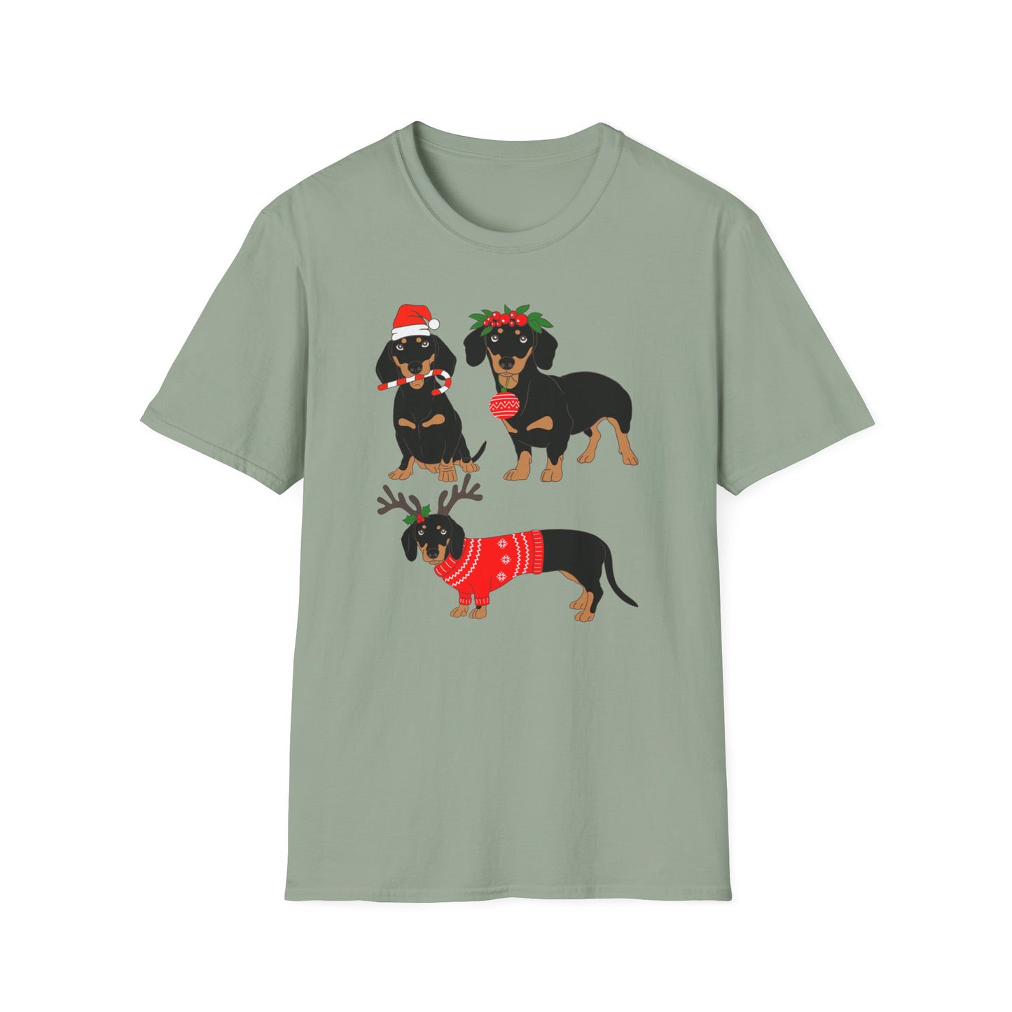 Dachshund Tshirt for Christmas present for Dog Lover gift for Dachshund Mom gifts Cute Weiner Dog Tshirt for Women's Christmas gifts