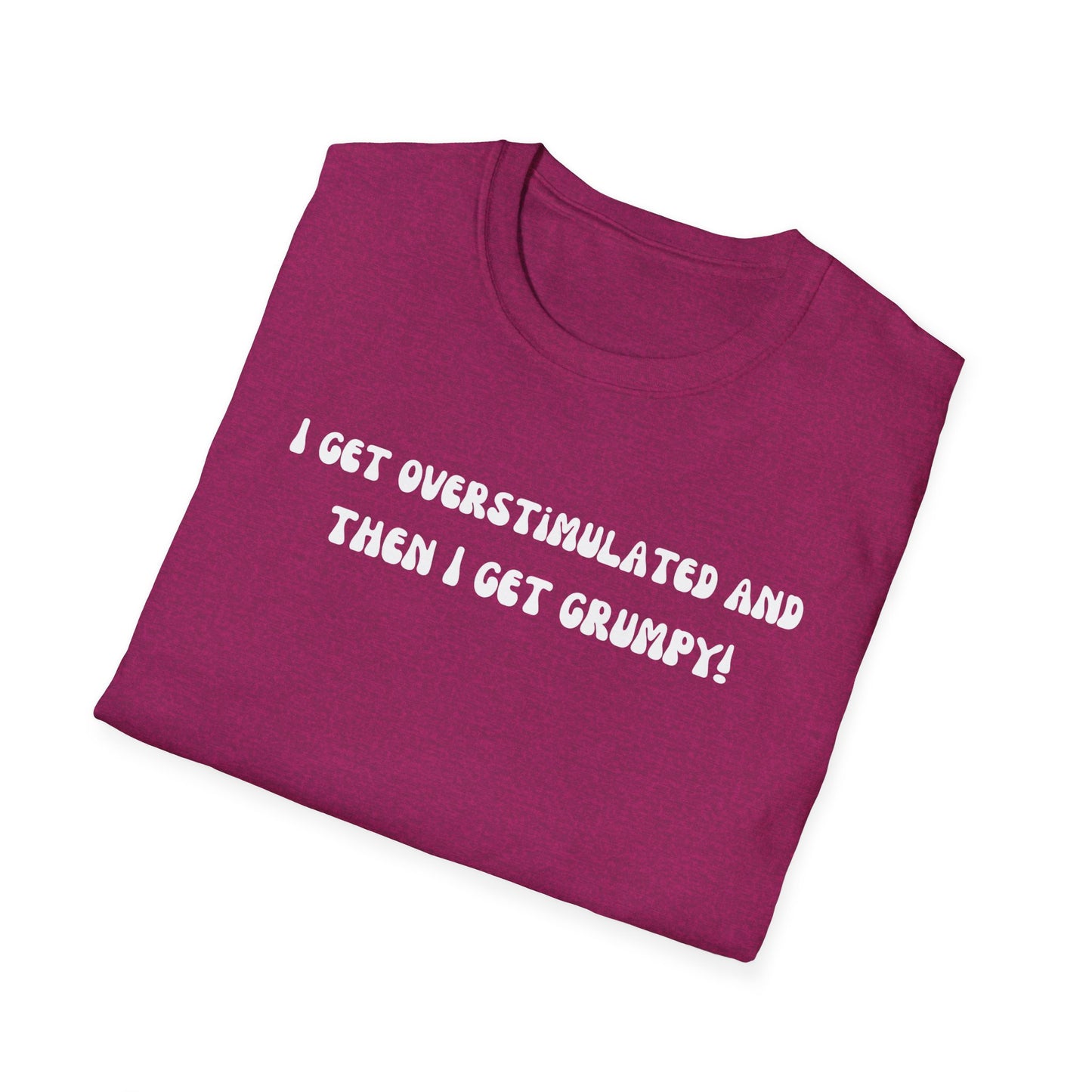Overstimulated T-shirt for ADHD Friend gifts for Autism Awareness T Shirt Mental Health gift for Autistic Tee
