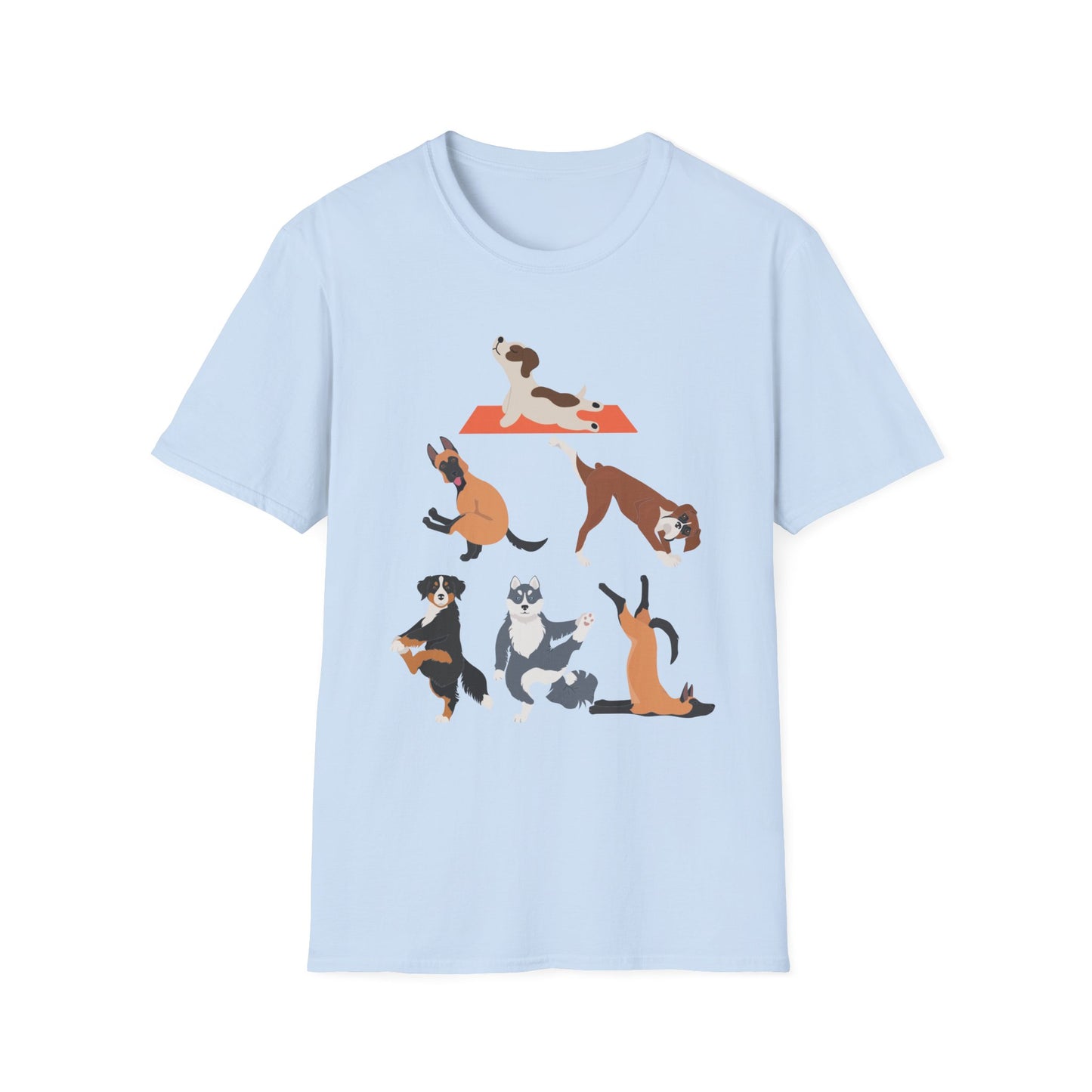 Yoga Dogs T-shirt Dog Yoga Shirt Funny Dog T-shirt for Dog Lover gift for Yoga Lover Gift Funny Yoga T Shirt Cute Dogs Doing Yoga Shirt