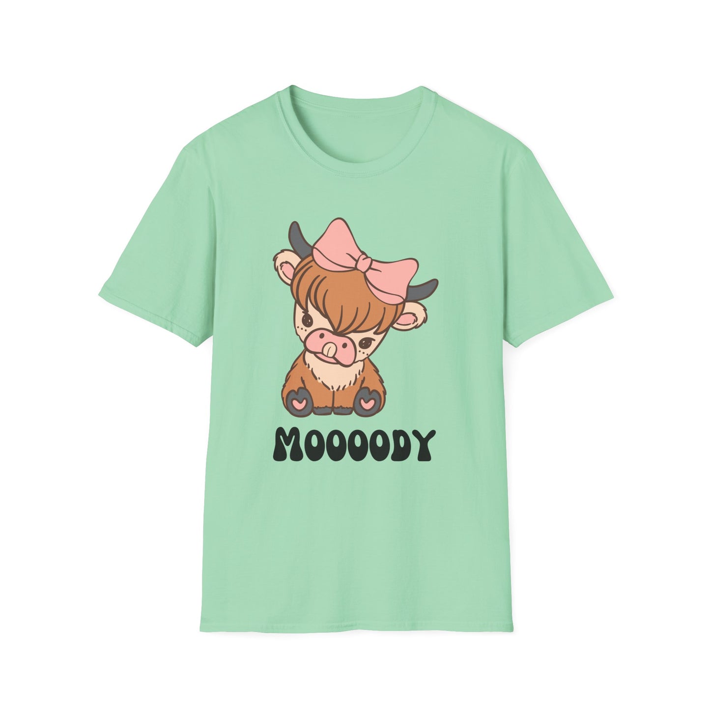 Highland Cow Shirt Funny Moody Cow Themed Shirts for Cow Lover gifts for Farmer gift Funny Cow T-shirt for Cow Theme T Shirt
