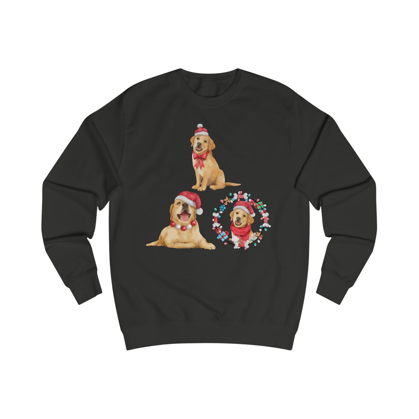 Golden Retriever Christmas SweatShirt for Christmas present for Dog Lover gift for Christmas Dogs Sweatshirts for Golden Retriever Mom Sweater