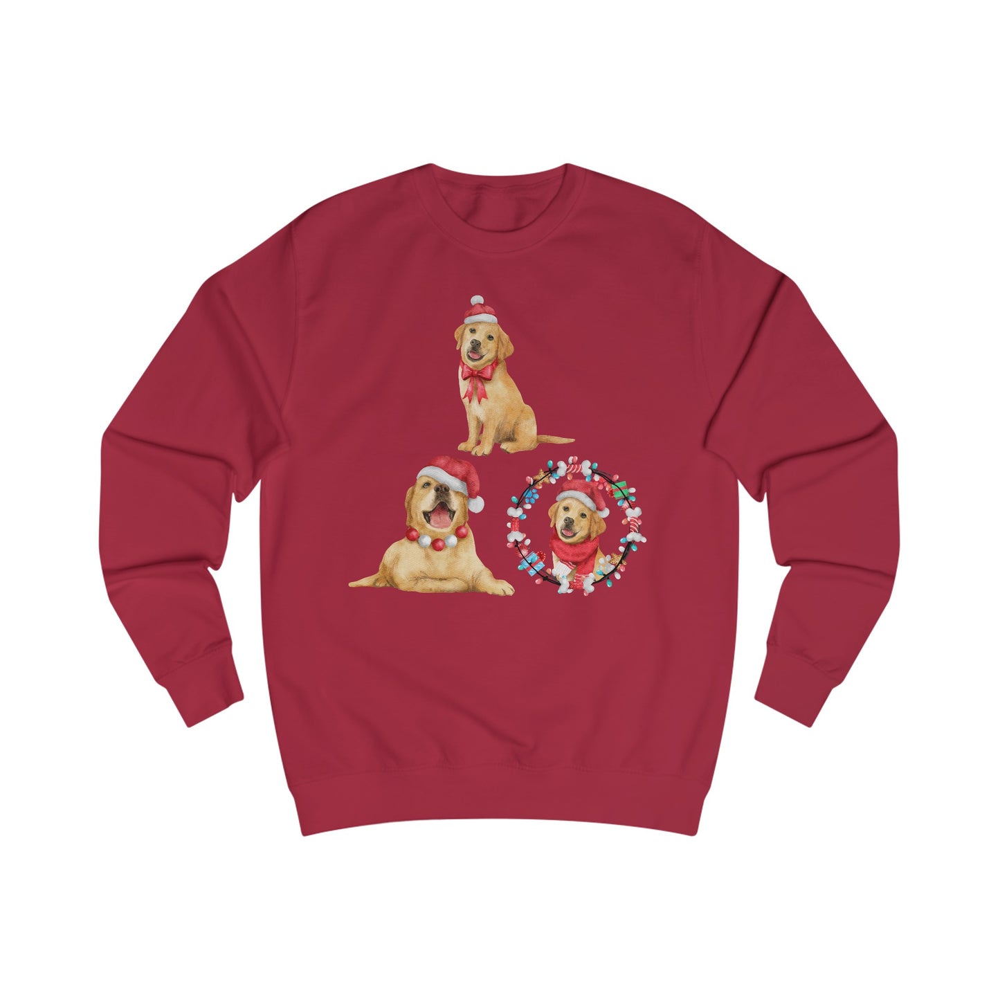 Golden Retriever Christmas SweatShirt for Christmas present for Dog Lover gift for Christmas Dogs Sweatshirts for Golden Retriever Mom Sweater
